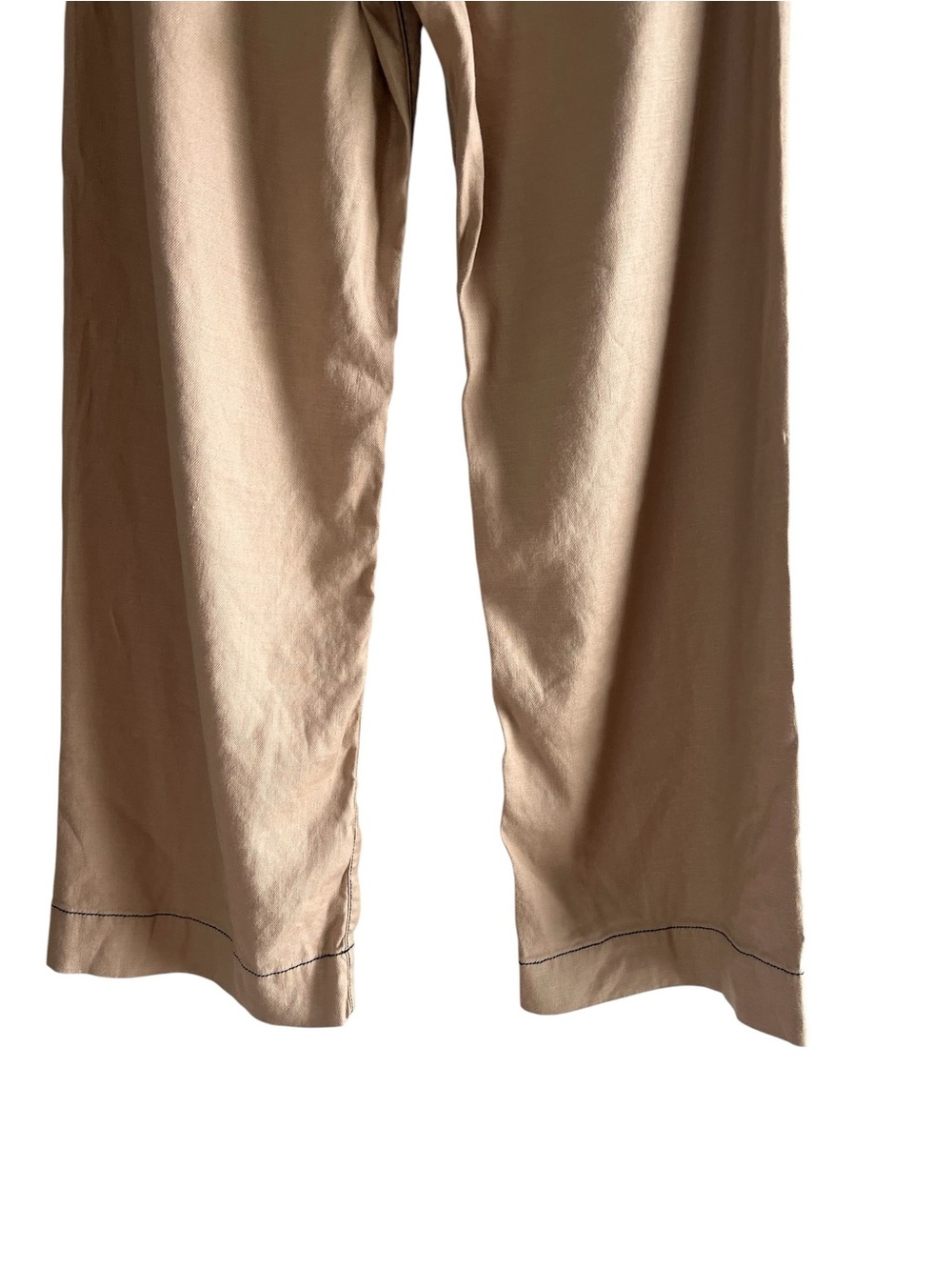 Anthropologie Maeve Colette cropped linen wide-leg pants 25 excellent condition - Picture 12 of 15